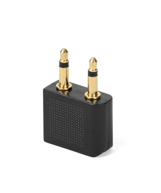 Adaptador de Audio 3.5mm 2 machos mono a 1 hembra