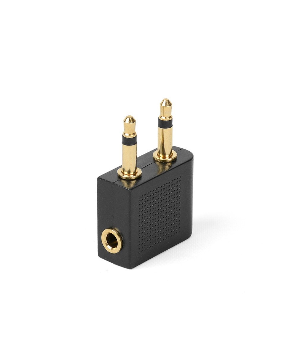Adaptador de Audio 3.5mm 2 machos mono a 1 hembra