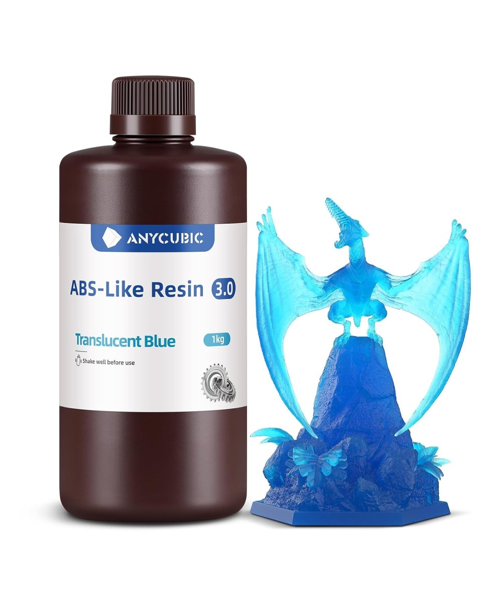 Resina UV ANYCUBIC 1000g para impresoras 3D ABS 3.0
