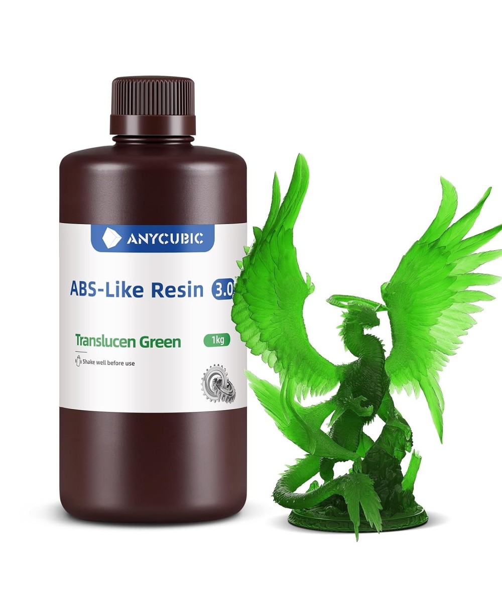 Resina UV ANYCUBIC 1000g para impresoras 3D ABS 3.0