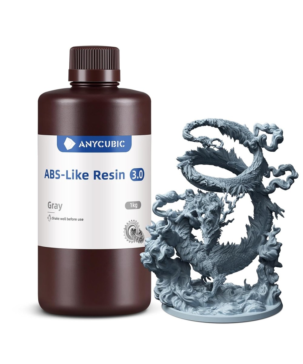 Resina UV ANYCUBIC 1000g para impresoras 3D ABS 3.0