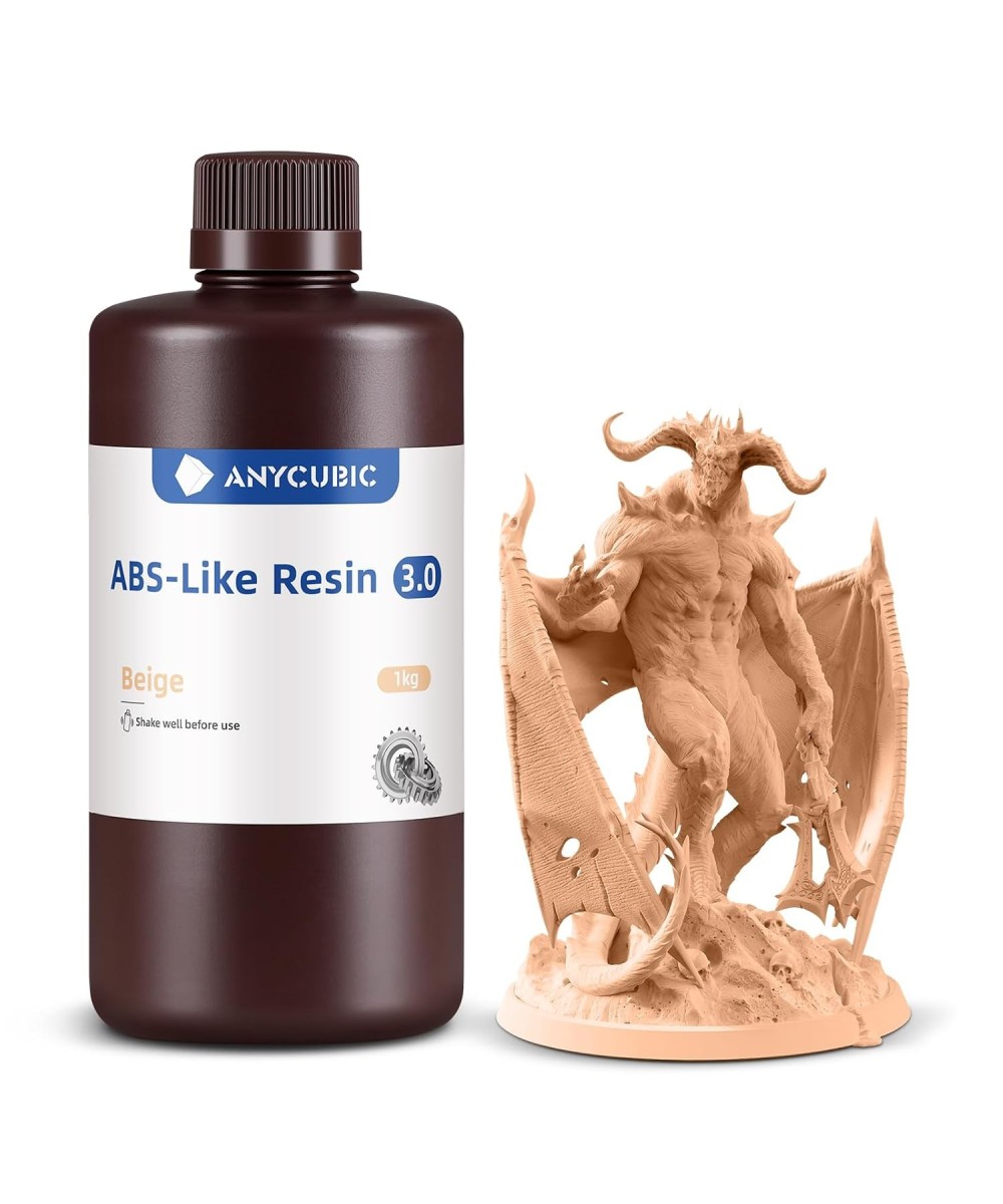 Resina UV ANYCUBIC 1000g para impresoras 3D ABS 3.0