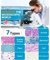 Placas para microscopio 50 Portaobjetos y 100 cubreobjetos