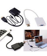 Convertidor de video de HDMI a VGA mas audio