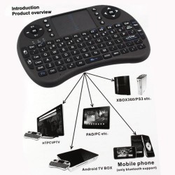 Teclado wifi para Smart Tv /Tv box /Raspberry