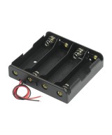 Contenedor de 4 Baterias 18650