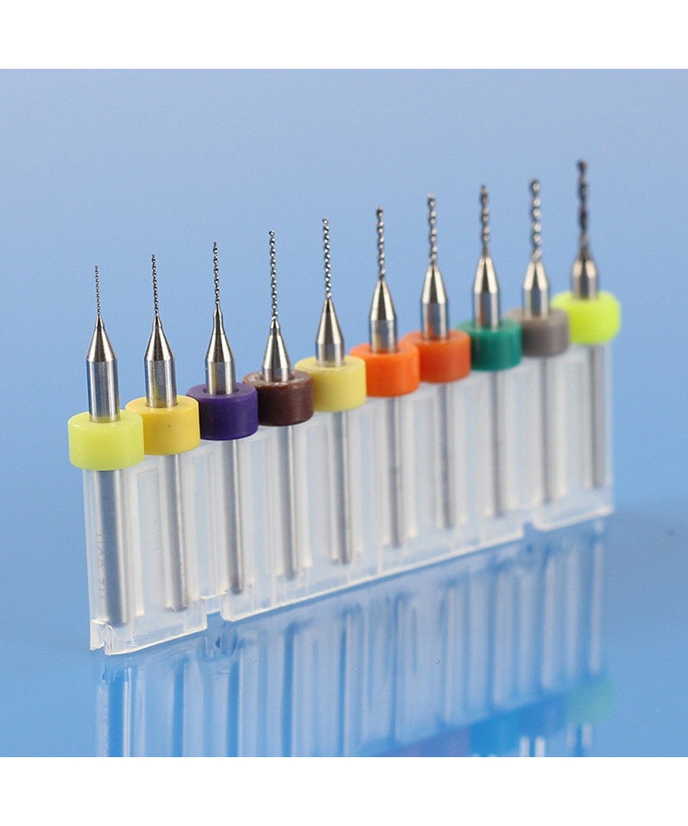 Kit mini brocas CNC para PCB de 0.3mm a 1.2mm