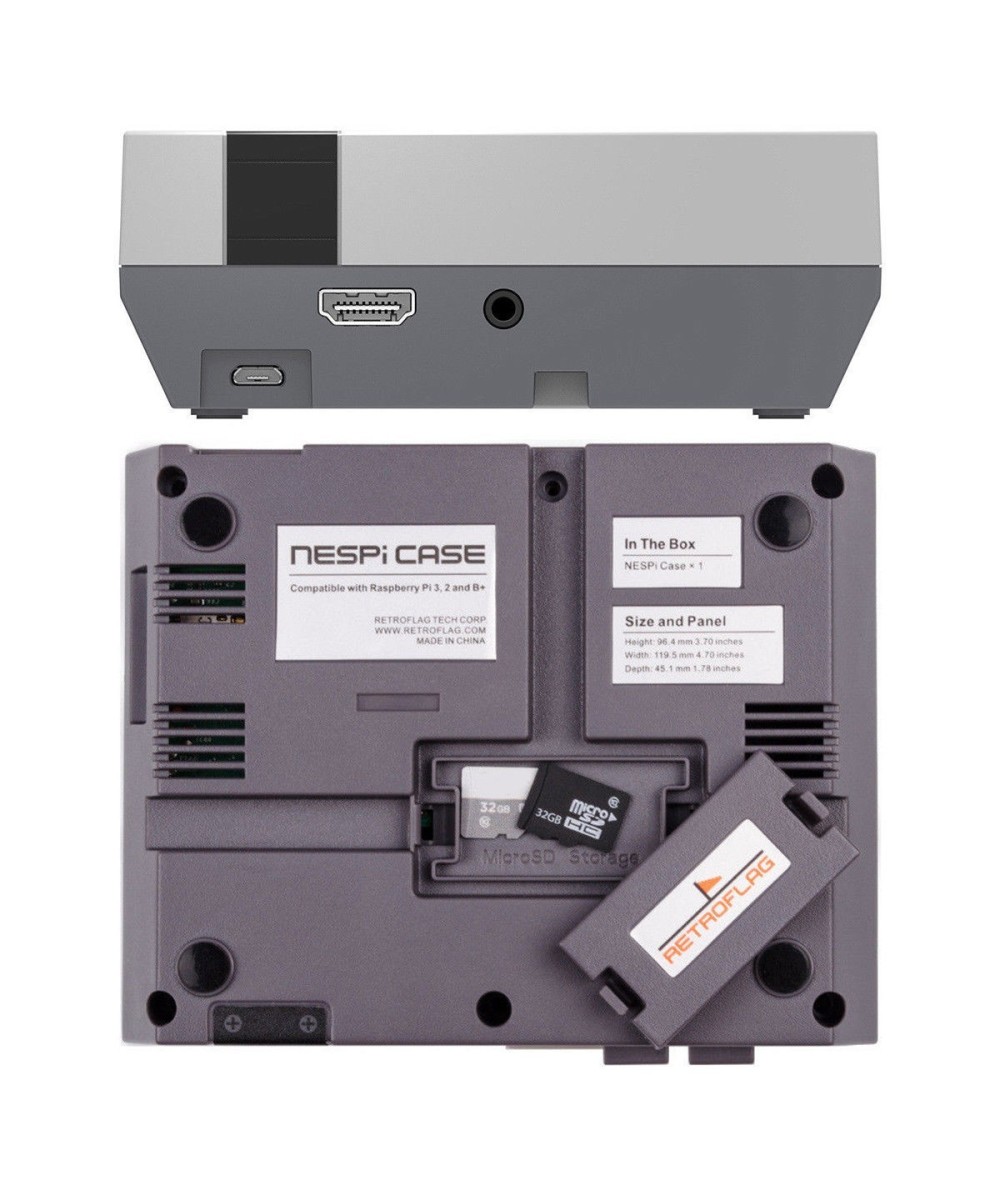 Case y Controles retrogame para Raspberry PI