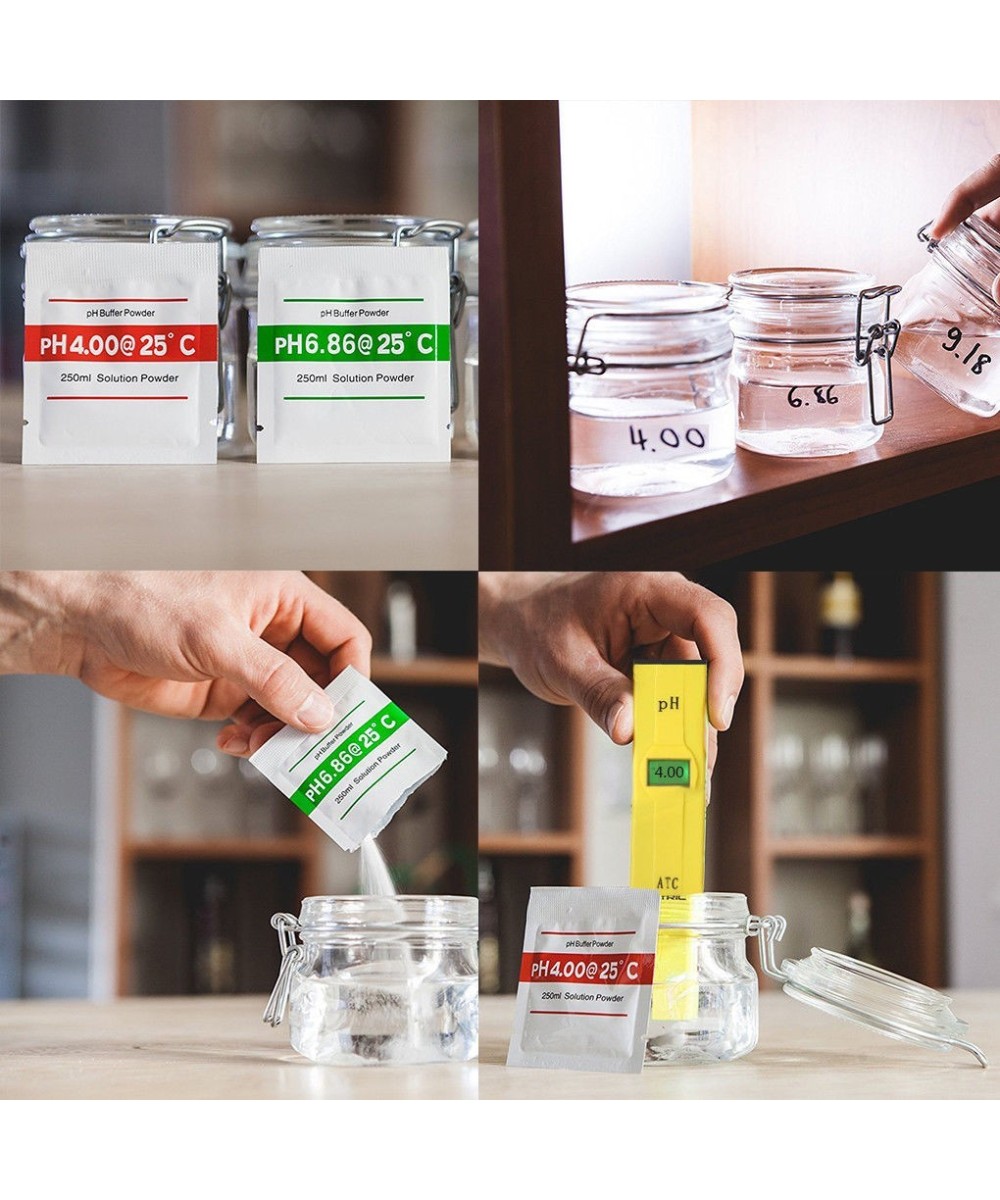 Polvo medidor PH 4.0, 6.86, 9.18  (3 bolsitas)