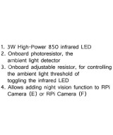 Infrarrojo para camara de raspberry (2U)