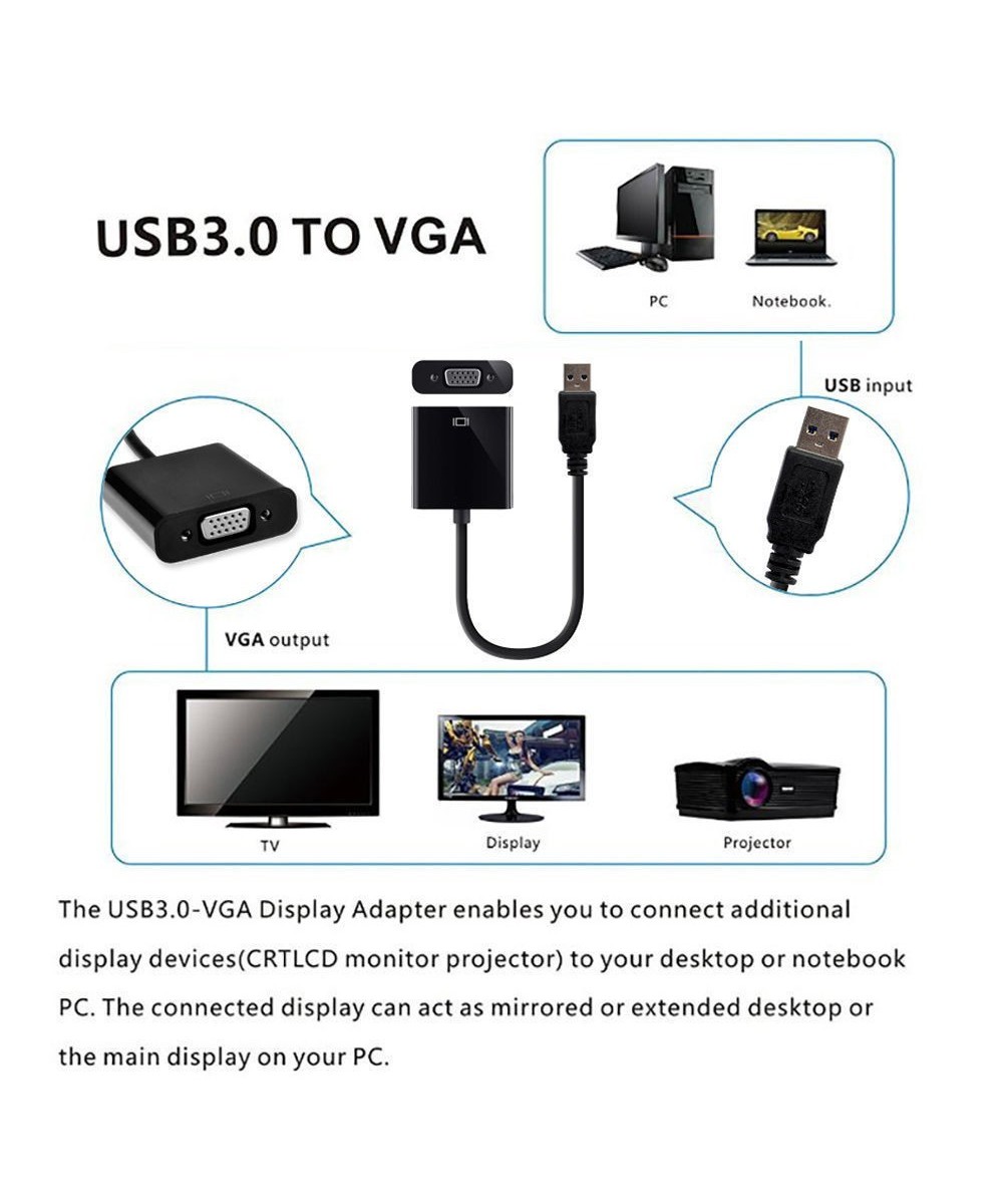Adaptador USB a VGA