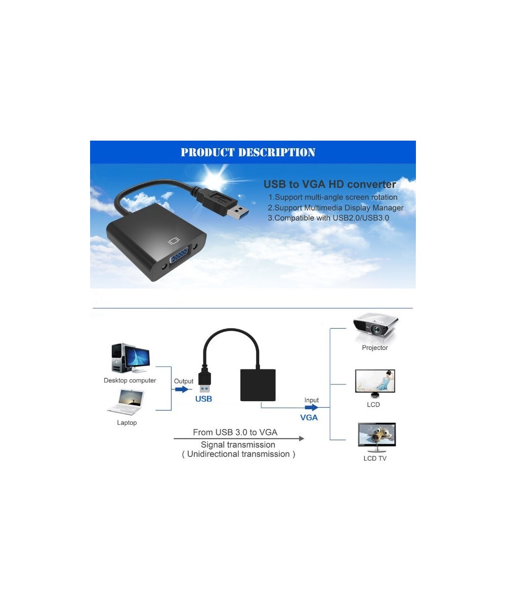 Adaptador USB a VGA