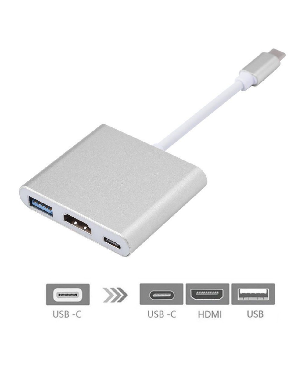 USB-c a USB-HDMI-USB-c