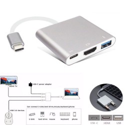 USB-c a USB-HDMI-USB-c
