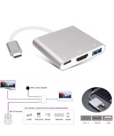 USB-c a USB-HDMI-USB-c
