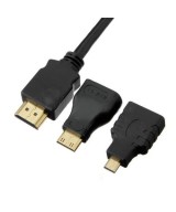 Adaptador micro y mini a HDMI