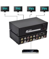 Splitter RCA 1 entrada 4 salidas