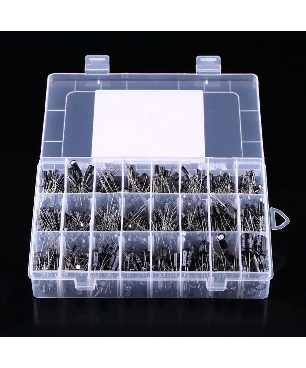 Caja de capacitores 500 unidades 24 valores