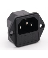 Receptaculo de energia con portafusible