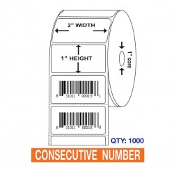 Etiquetas de codigo de barra 1000 etiquetas