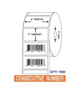 Etiquetas de codigo de barra 1000 etiquetas