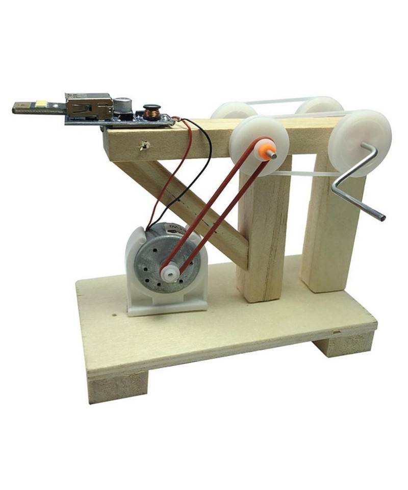 Generador de energia con manivela