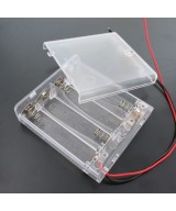 Contenedor de  4 baterias AA con interruptor