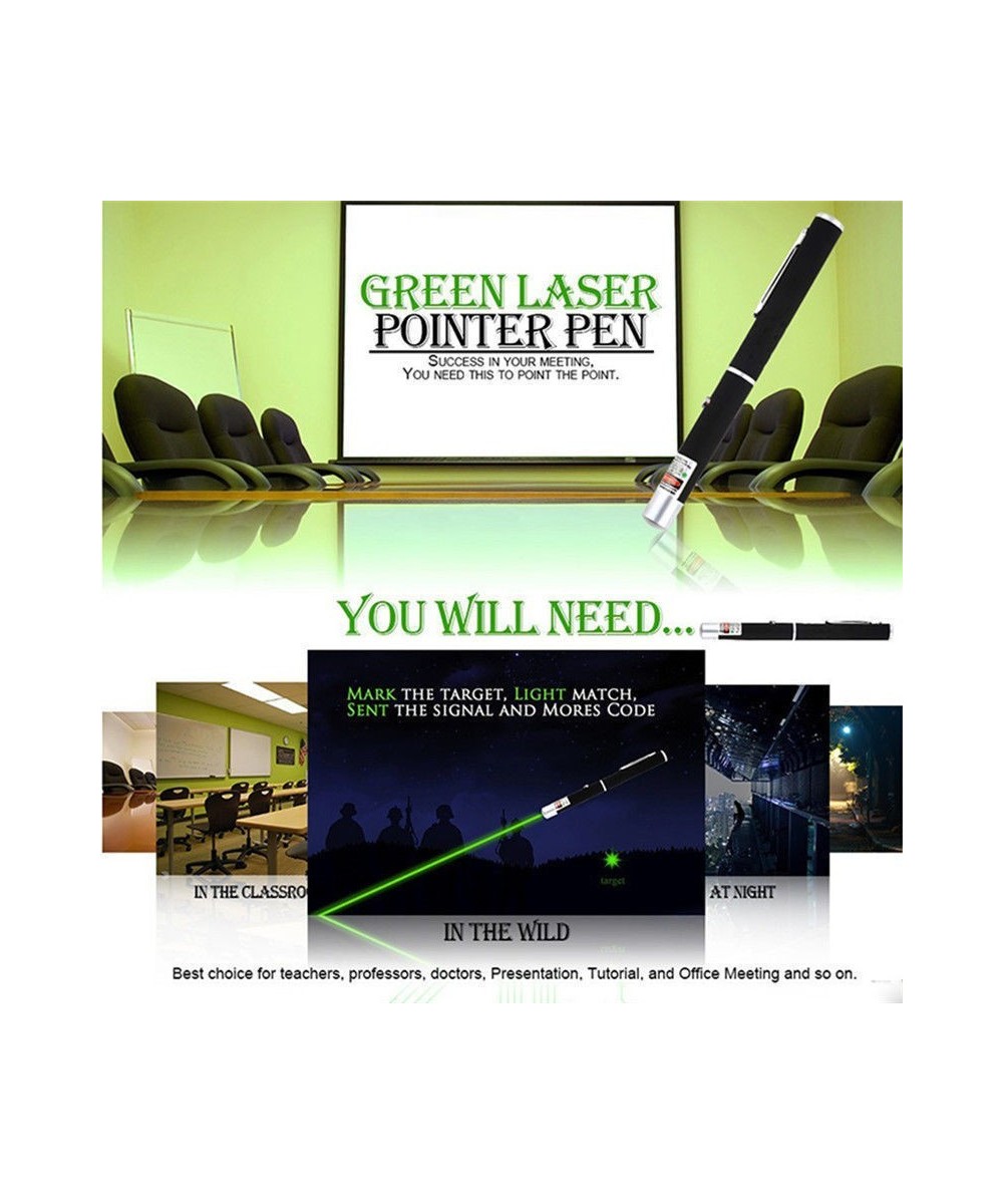 Puntero laser 3mW rojo, violeta, verde