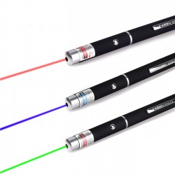 Puntero laser 3mW rojo, violeta, verde