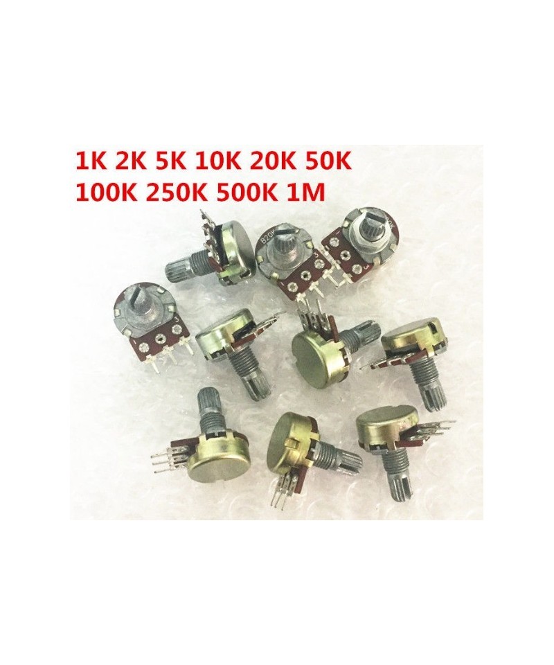 Potenciometro sin perilla 1 unidad