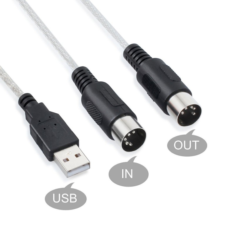 Adaptador de Midi a USB