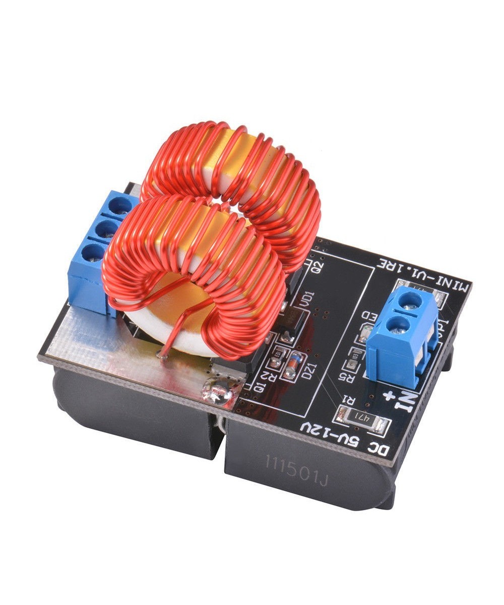 Calentamiento por  induccion electromagnetica tesla Jacobs Ladde 5v-12v