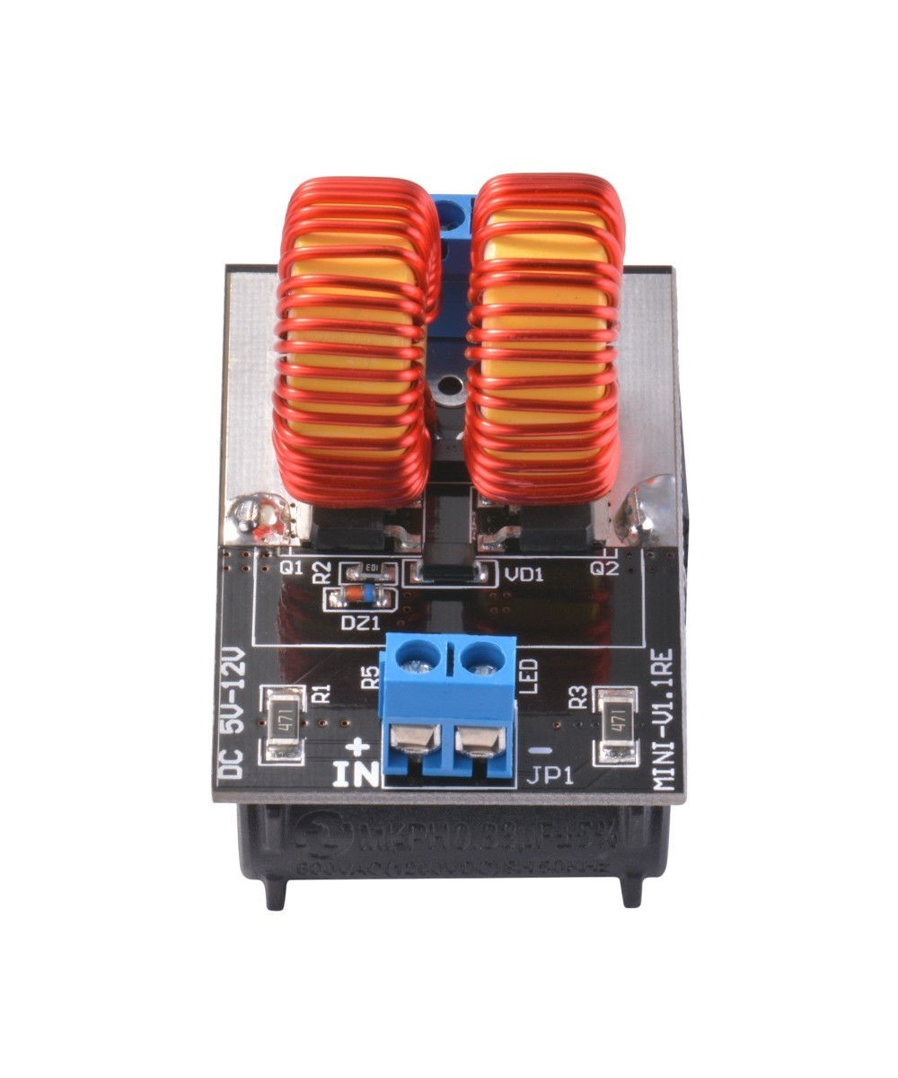 Calentamiento por  induccion electromagnetica tesla Jacobs Ladde 5v-12v