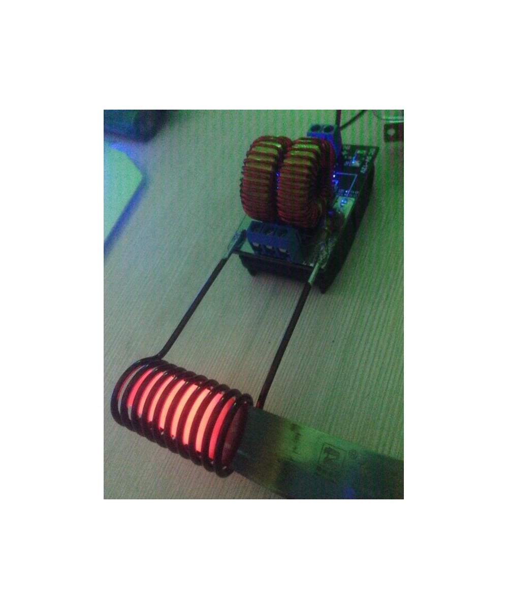 Calentamiento por  induccion electromagnetica tesla Jacobs Ladde 5v-12v