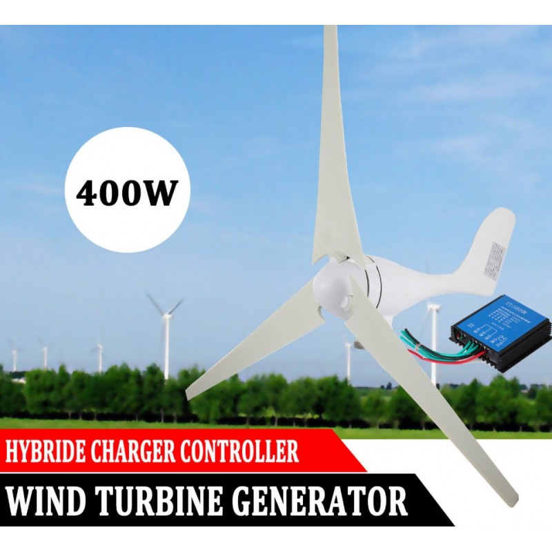 Generador de viento 400W 12 / 24V Aerogenerador