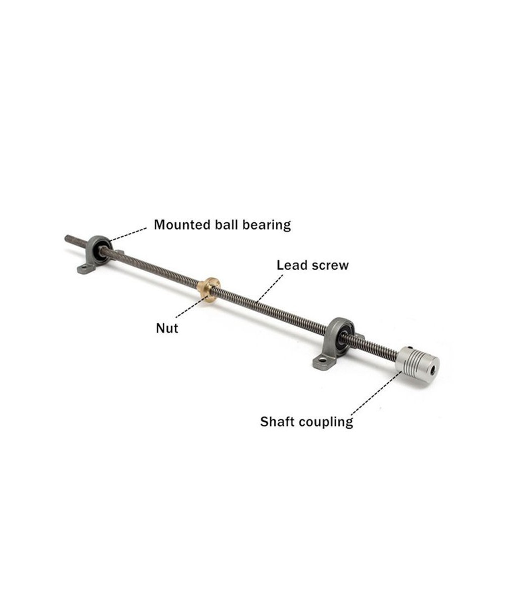 Tornillo para CNC tuerca y rodamiento