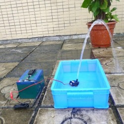 Mini bomba de agua sumergible, 12V, 240 L/h - MTLAB