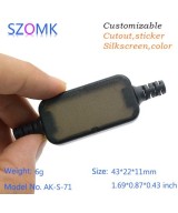 Caja plastica 140*100*28mm