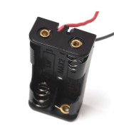 Contenedor de 2 baterias AAA