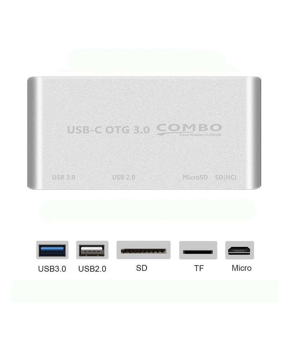 Adaptador USB tipo C 5 en 1