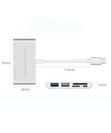 Adaptador USB tipo C 5 en 1