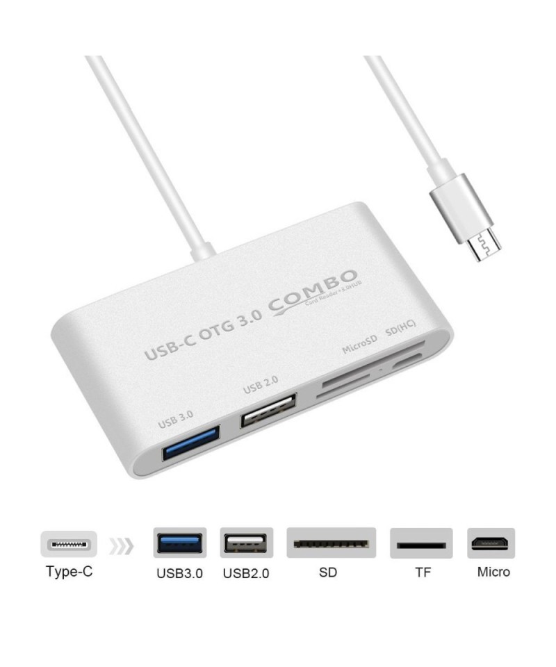 Adaptador USB tipo C 5 en 1