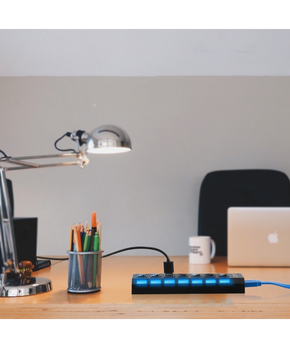 USB 3.0 hub 7 puertos