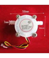 Sensor de flujo YF-S401, 0.3-6L/min