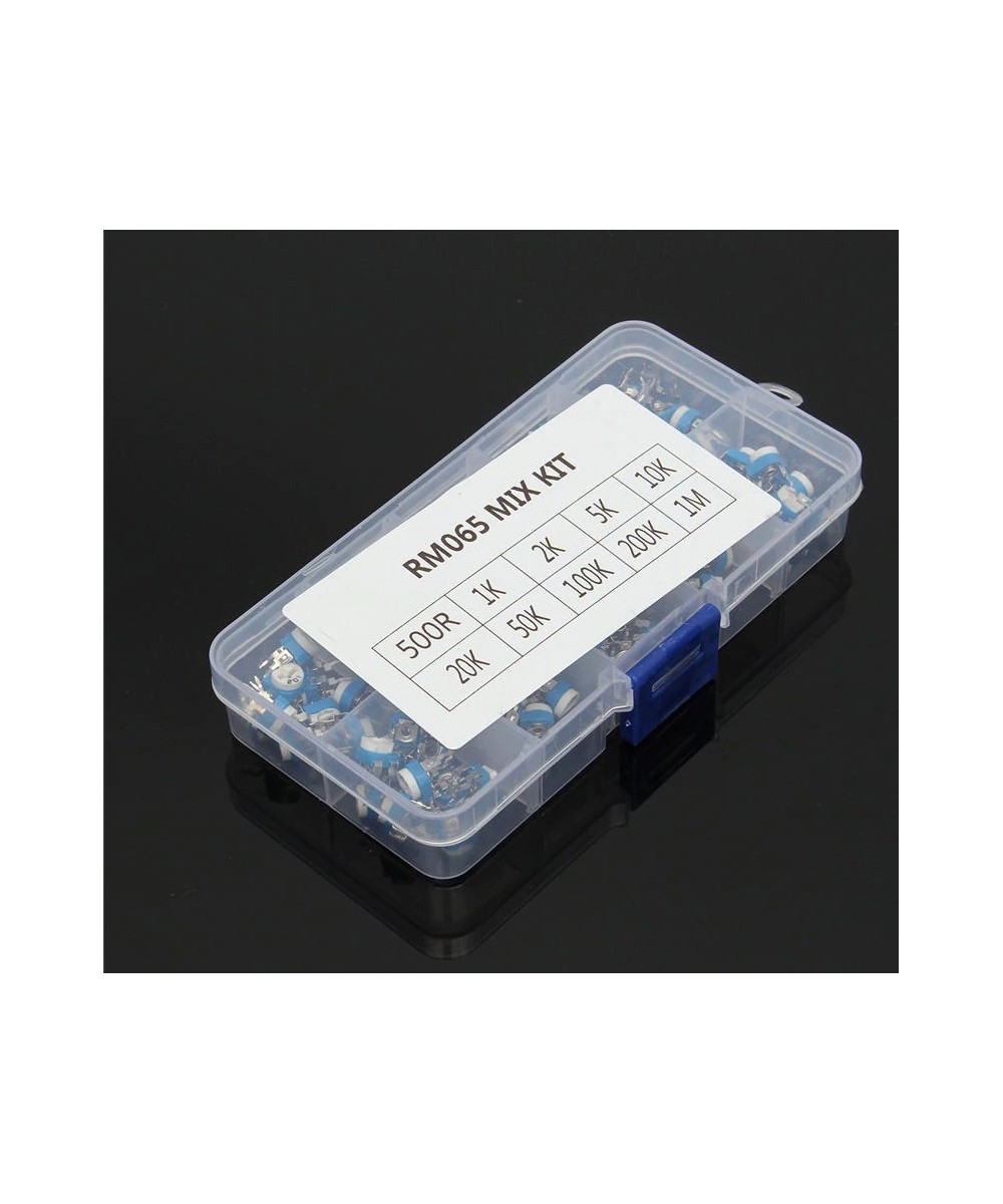 Caja de potenciometro trimpot 100 unidades 10 valores