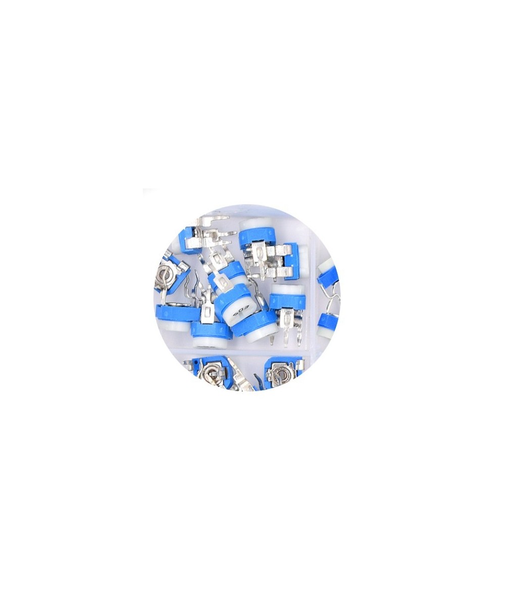 Caja de potenciometro trimpot 100 unidades 10 valores