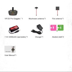 FPV googles drone 5.8Ghz +bateria