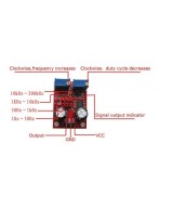 Generador de pulsos 555 rectangular/cuadrada