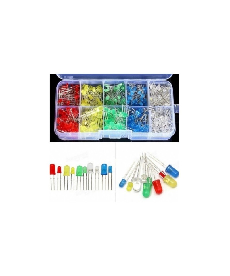 Caja de 300 piezas de LEDS 3 y 5mm